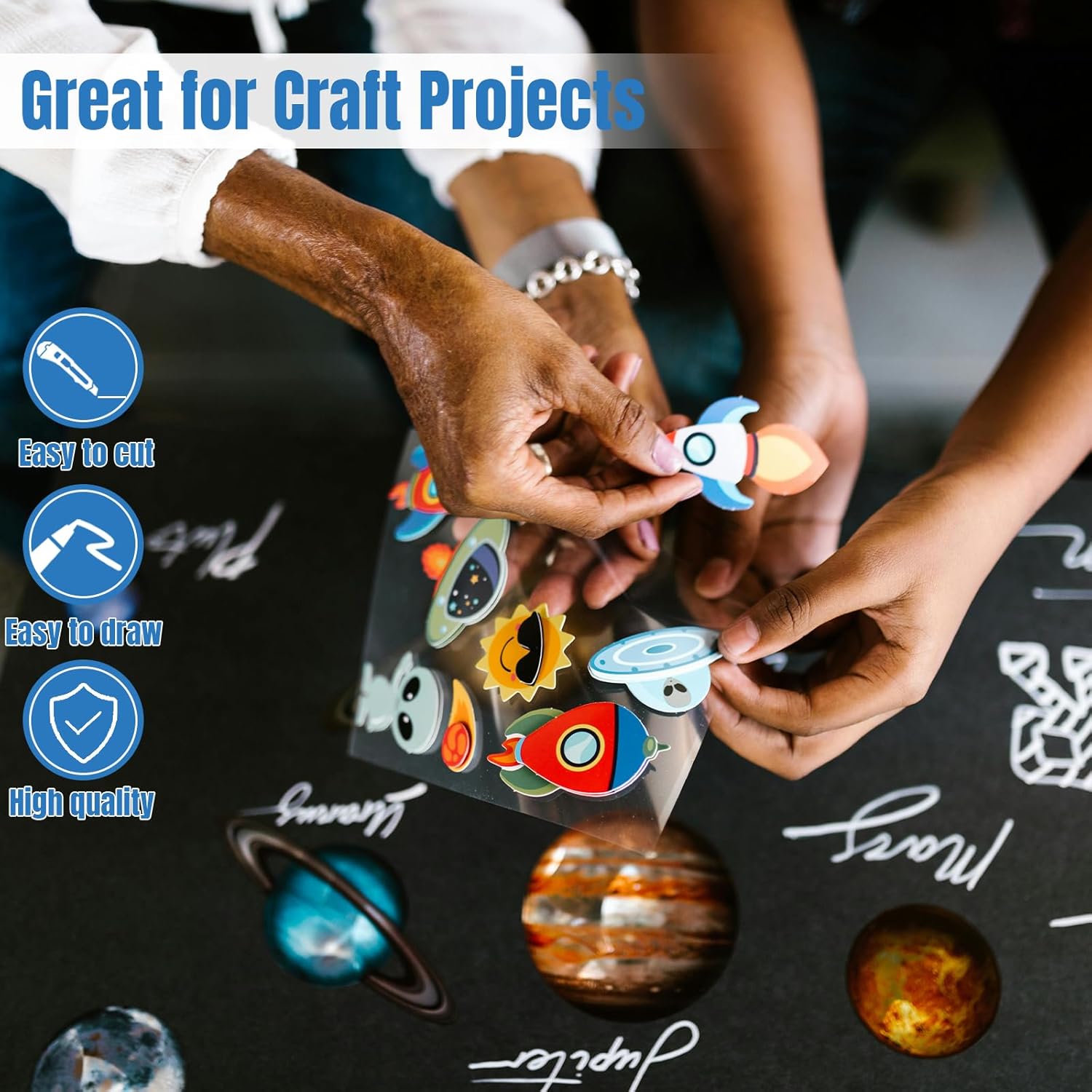 3 Pack Black Foam Board 24x36, 3/16 Thick Foam Core Board for Projects, Black Poster Board for Painting, Displaying, and Craft Projects